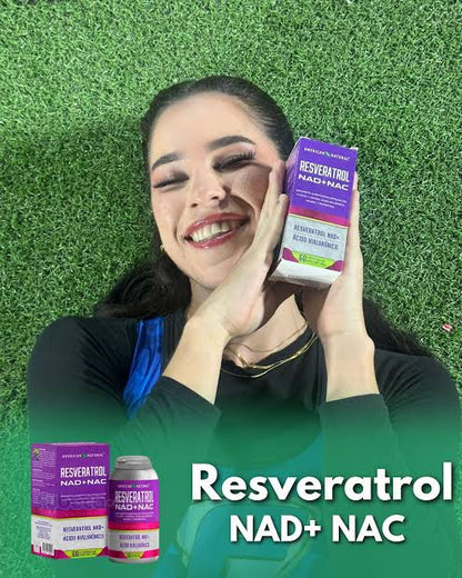 RESVERATROL - ENERGIA, JUVENTUD CELULAR NAD + NAC